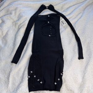 'Poster Girl' Black Cut-Out Dress